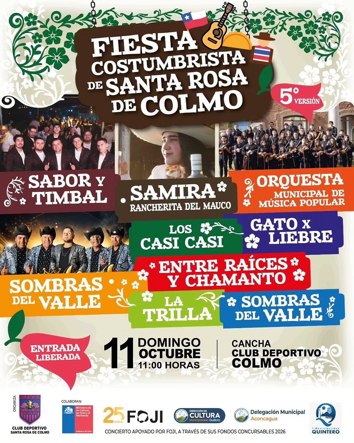 Se viene la Fiesta Costumbrista de Santa Rosa de Colmo